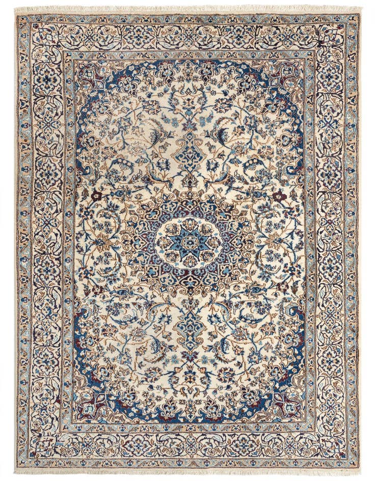 Detail image of 6' 7 x 10' Nain Wool Rug