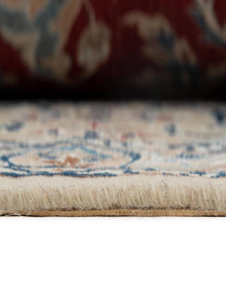 Detail image of 8' 10 x 12' 4 Hand Knotted Nain Persian Rug