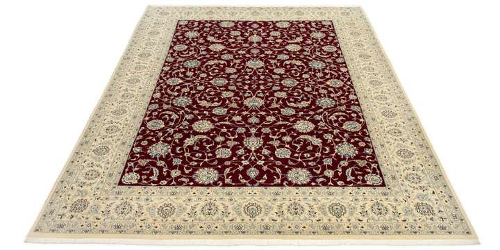 8' 2 x 11' 2 Hand Knotted Nain Persian Rug