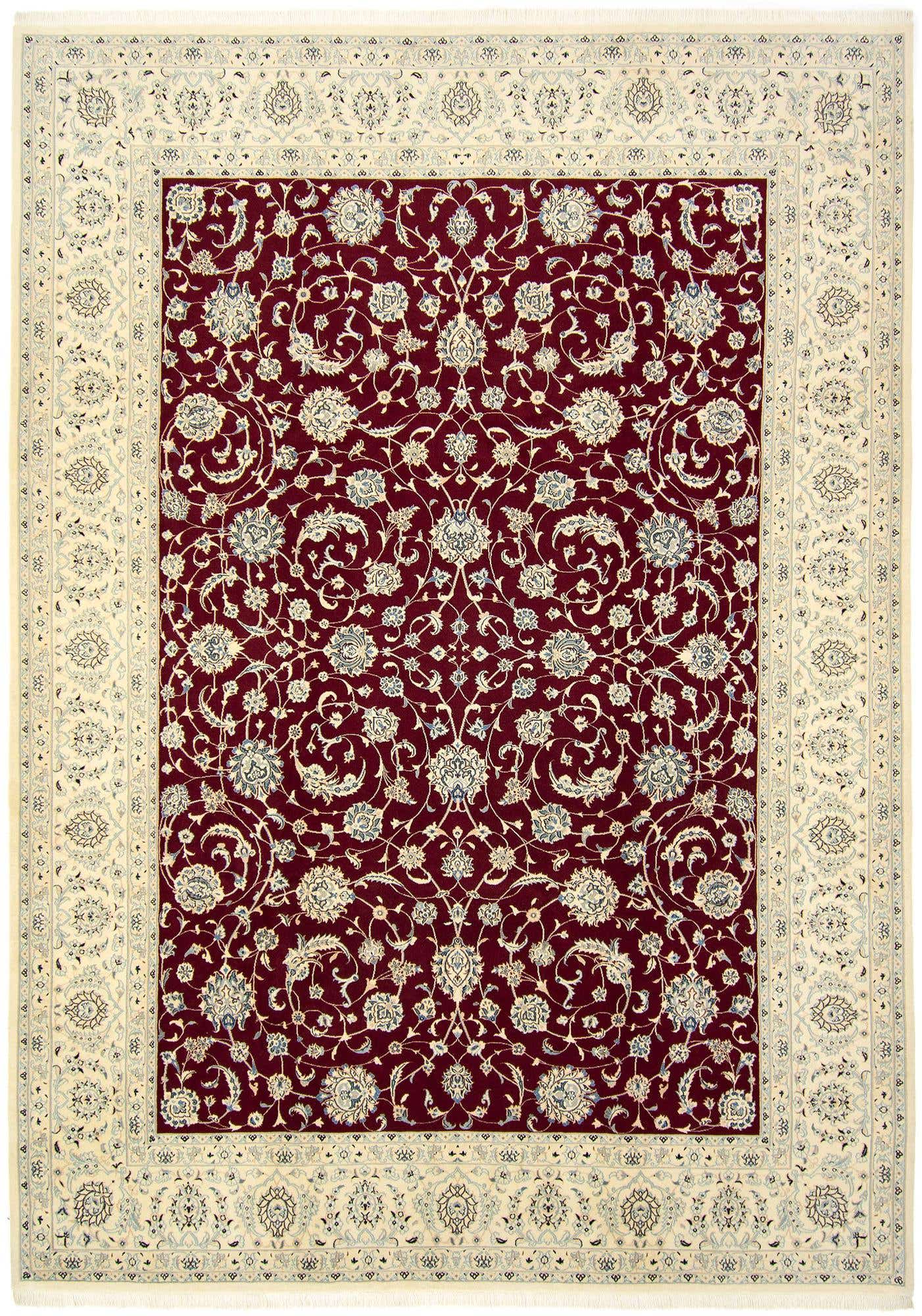 8' 2 x 11' 2 Hand Knotted Nain Persian Rug