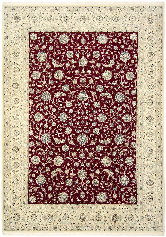 8' 2 x 11' 2 Hand Knotted Nain Persian Rug