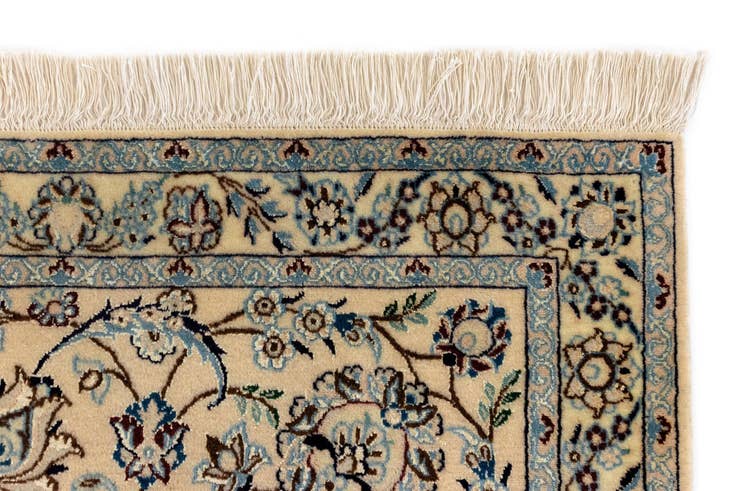 Detail image of 8' 2 x 11' 5 Hand Knotted Nain Persian Rug