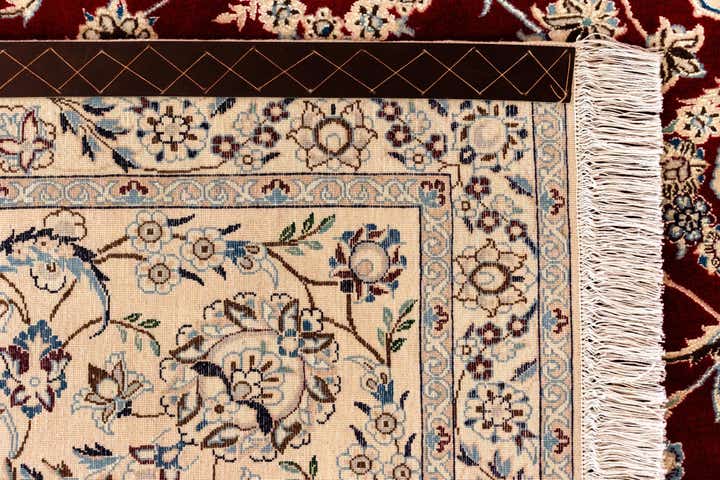 8' 2 x 11' 5 Hand Knotted Nain Persian Rug