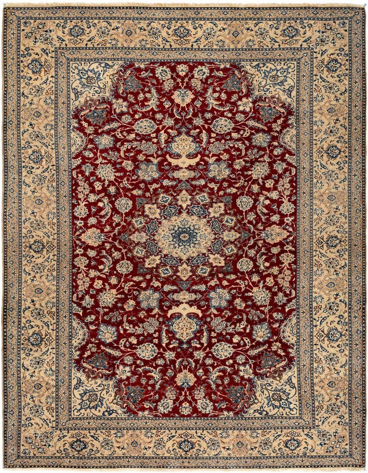 Detail image of 7' 3 x 10' 6 Nain Rug