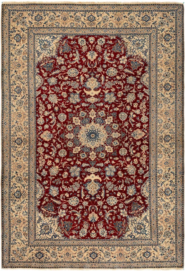 Detail image of 7' 3 x 10' 6 Nain Rug