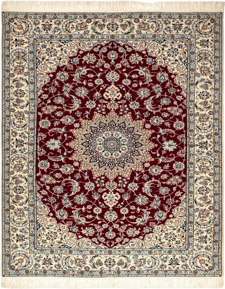 Detail image of 4' 11 x 7' 5 Nain Rug