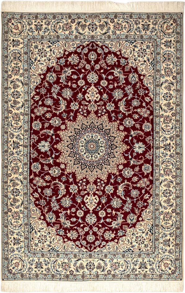 Detail image of 4' 11 x 7' 5 Nain Rug
