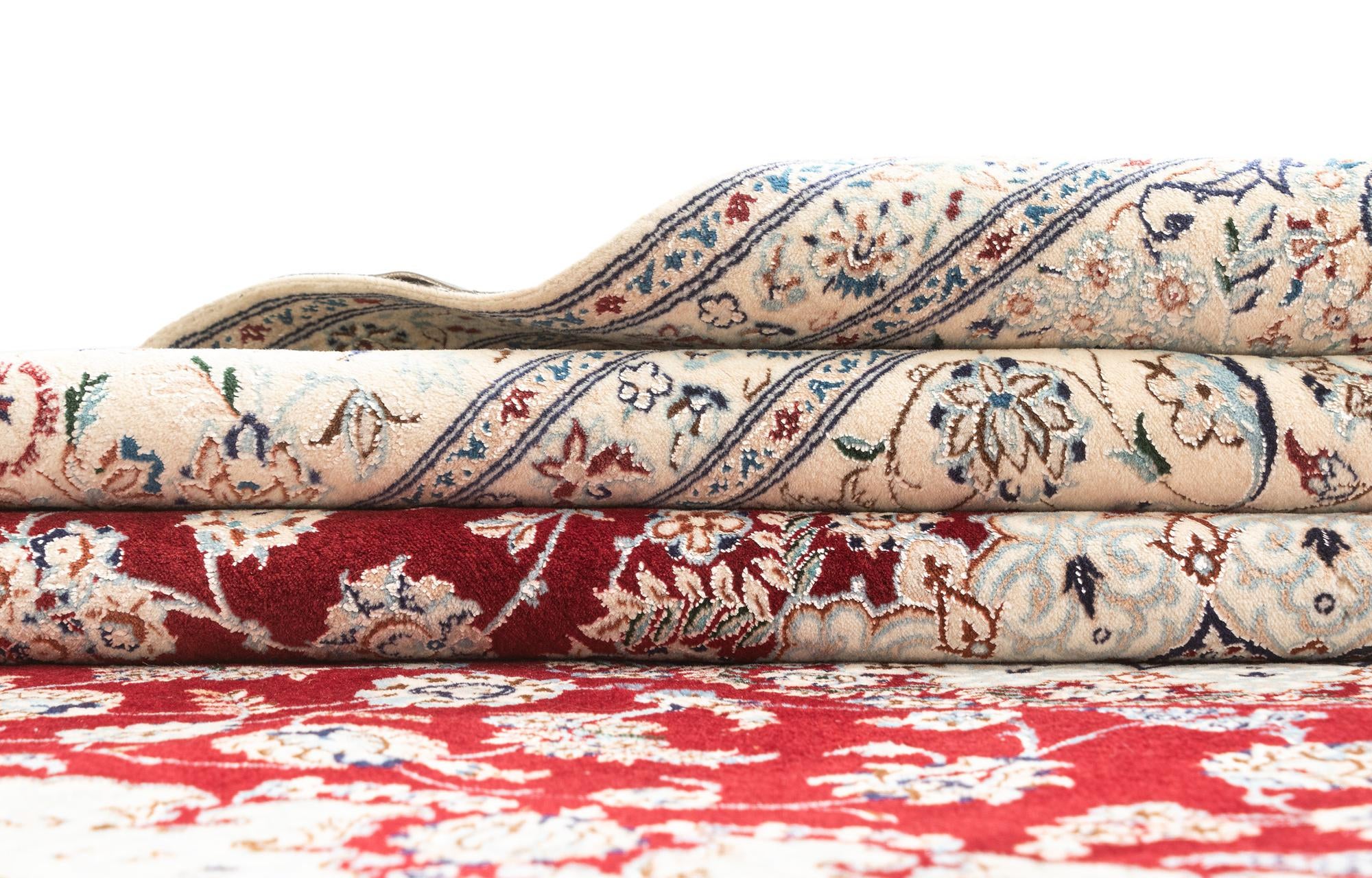 6' 7 x 6' 7 Hand Knotted Nain Rug