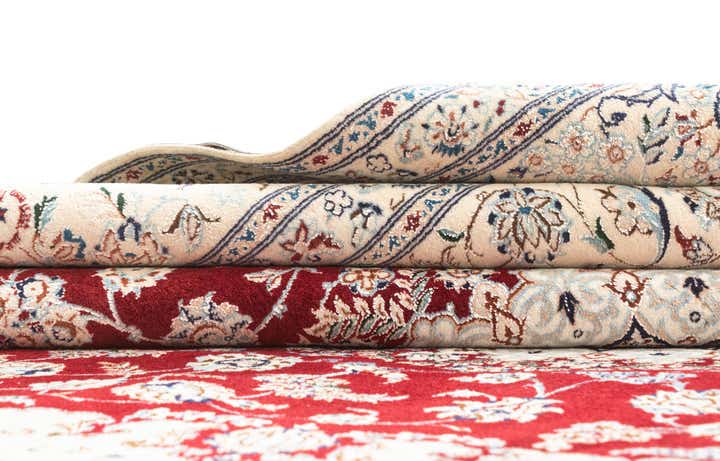 6' 7 x 6' 7 Hand Knotted Nain Rug