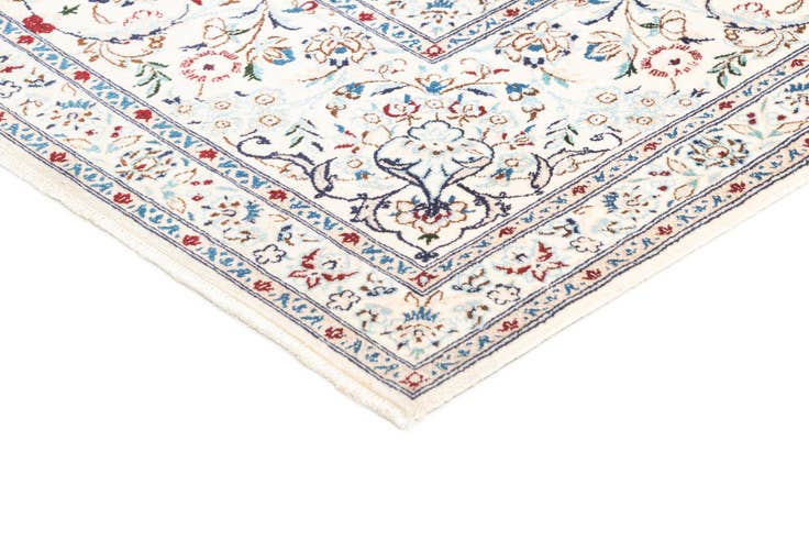 Detail image of 6' 7 x 6' 7 Hand Knotted Nain Rug