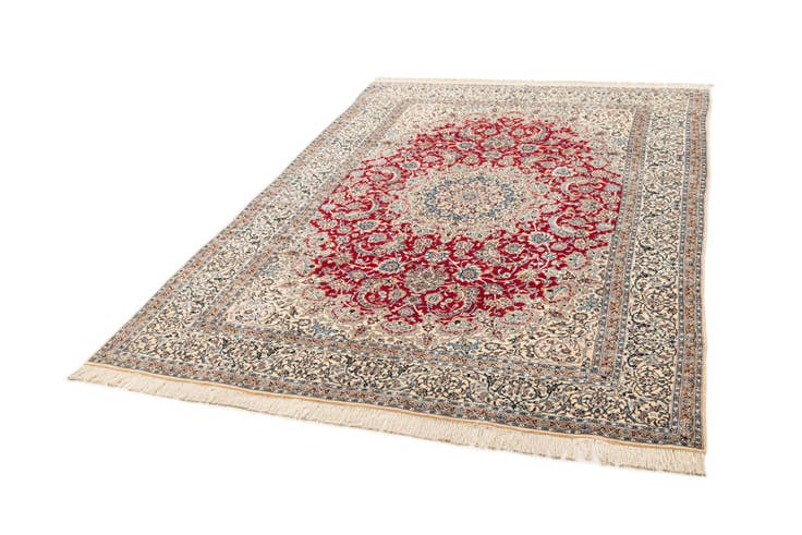 Detail image of 7' 1 x 10' 2 Hand Knotted Nain Rug