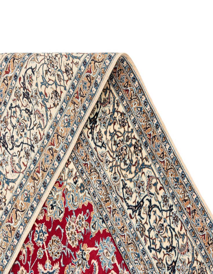 Detail image of 7' 1 x 10' 2 Hand Knotted Nain Rug