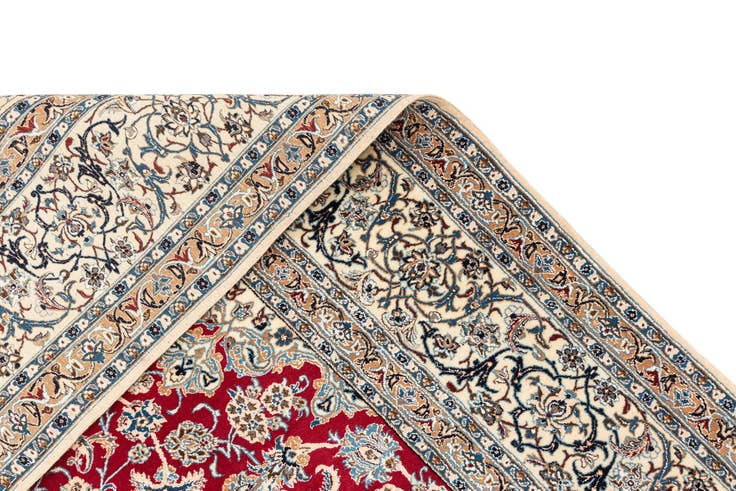 Detail image of 7' 1 x 10' 2 Hand Knotted Nain Rug