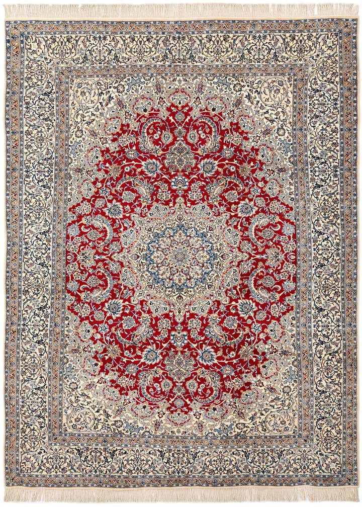7' 1 x 10' 2 Hand Knotted Nain Rug