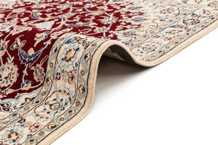 Detail image of 2' 8 x 3' 10 Hand Knotted Nain Rug