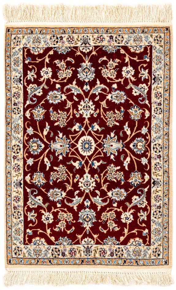 Detail image of 2' x 3' Hand Knotted Nain Rug