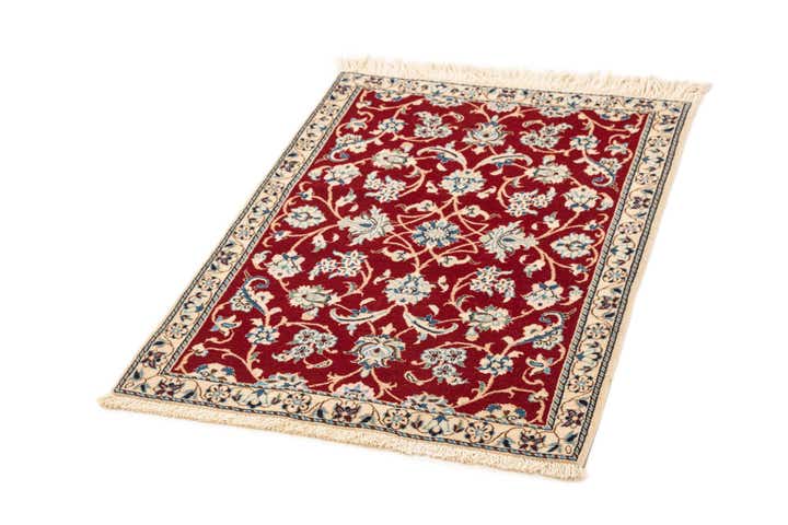 2' x 2' 11 Hand Knotted Nain Rug