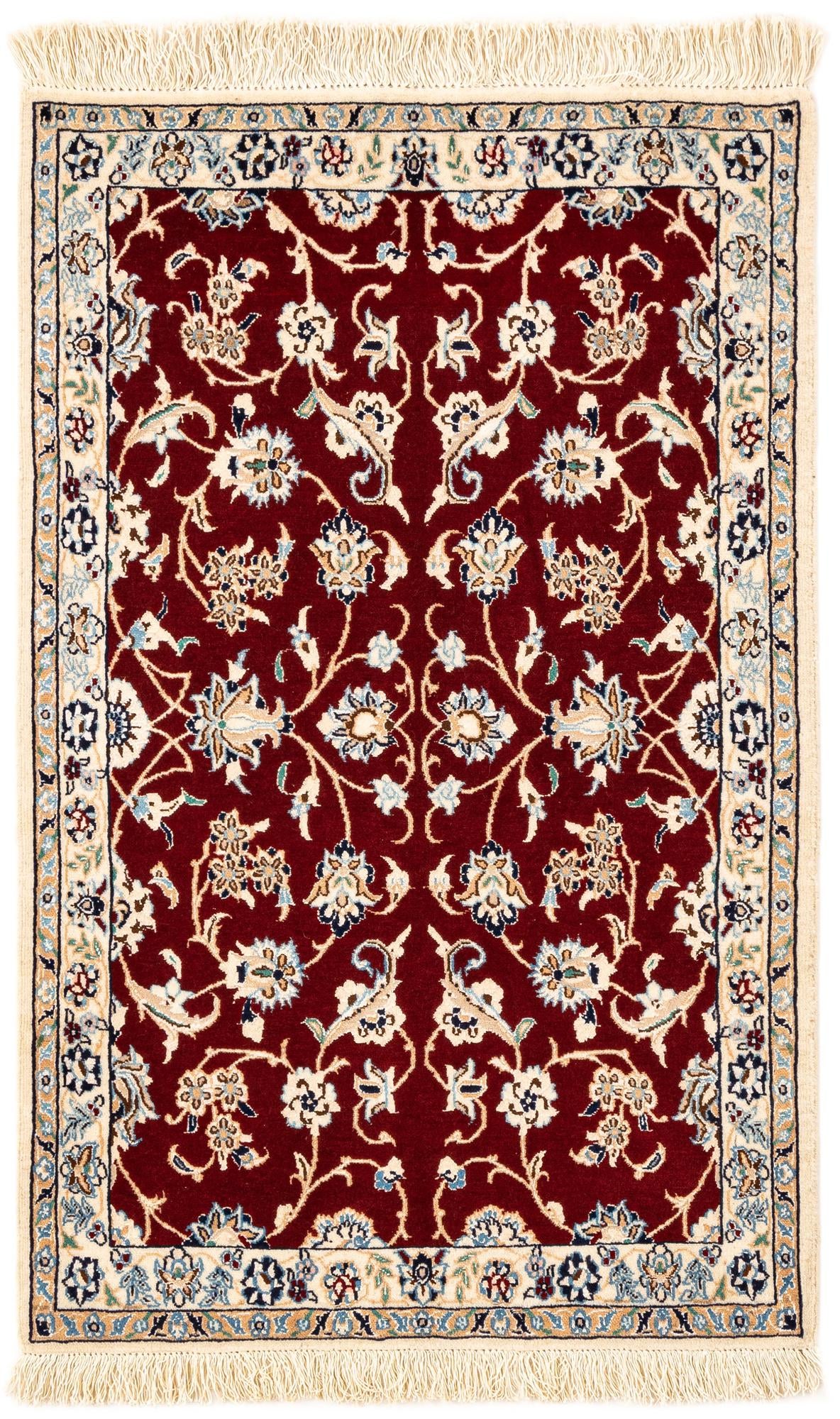 2' x 3' 1 Hand Knotted Nain Rug