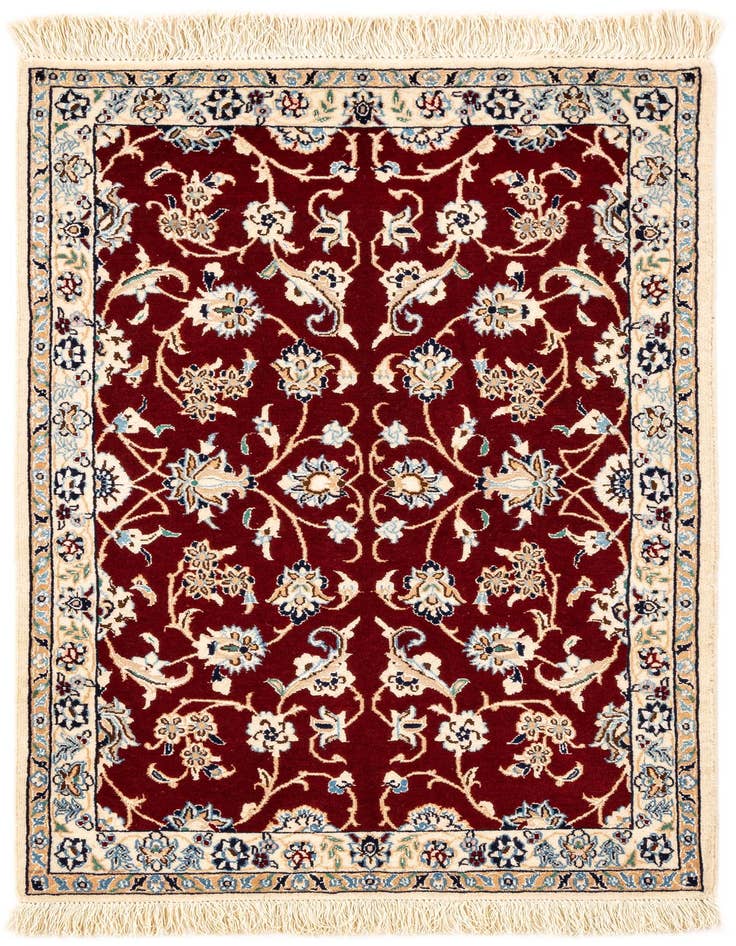 Detail image of 2' x 3' 1 Hand Knotted Nain Rug