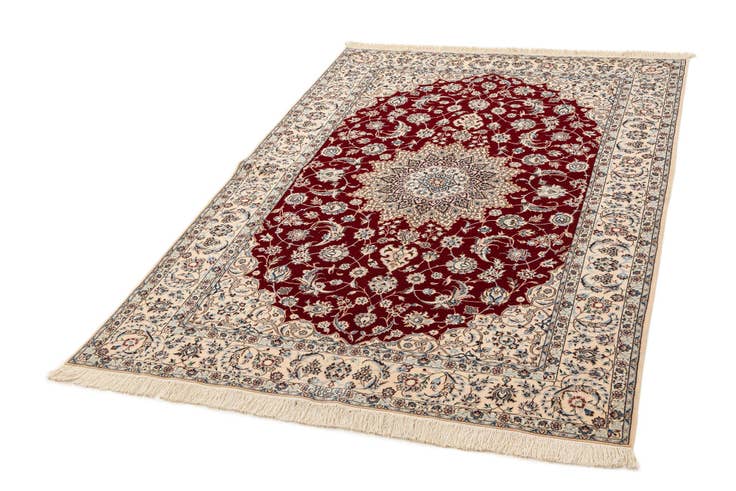 Detail image of 5' x 7' 5 Hand Knotted Nain Rug