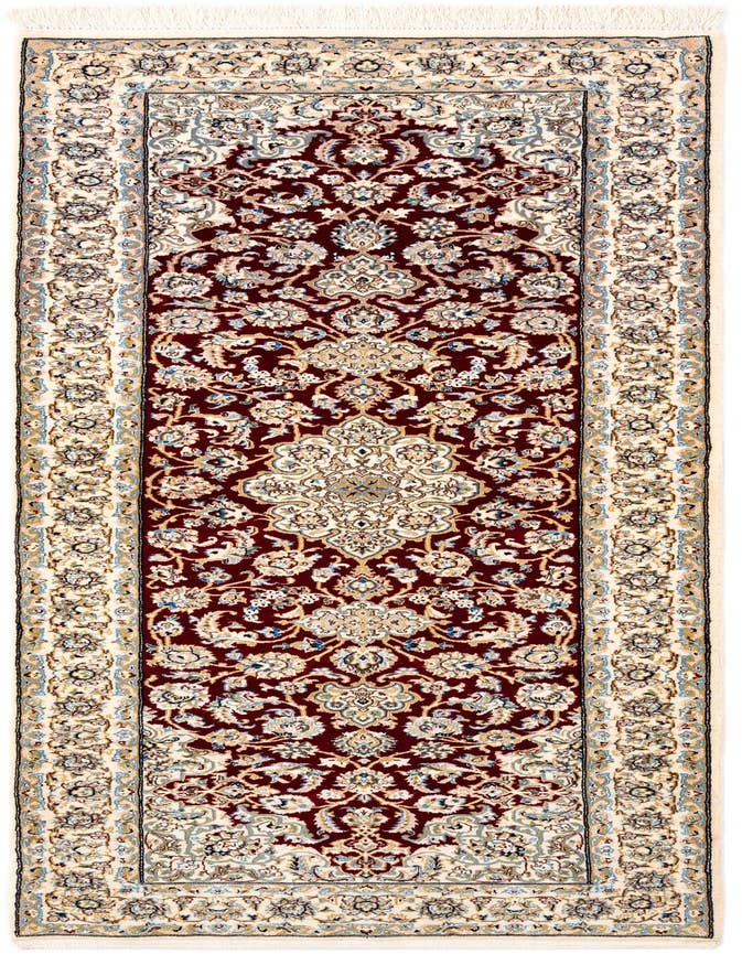 Detail image of 2' 9 x 8' 2 Hand Knotted Nain Rug