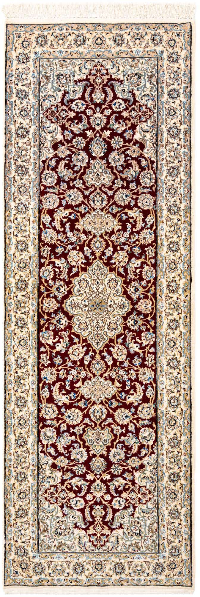 2' 9 x 8' 2 Hand Knotted Nain Rug
