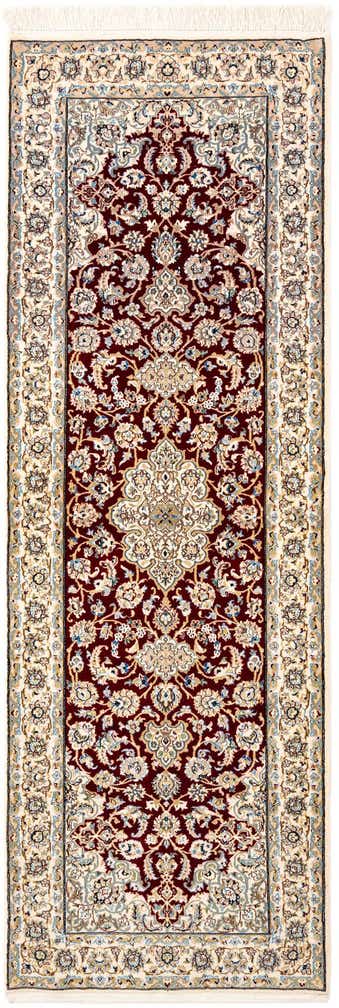 2' 9 x 8' 2 Hand Knotted Nain Rug