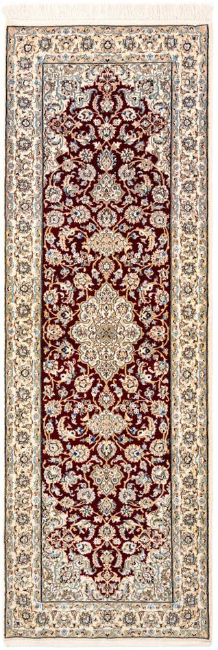 Detail image of 2' 9 x 8' 2 Hand Knotted Nain Rug
