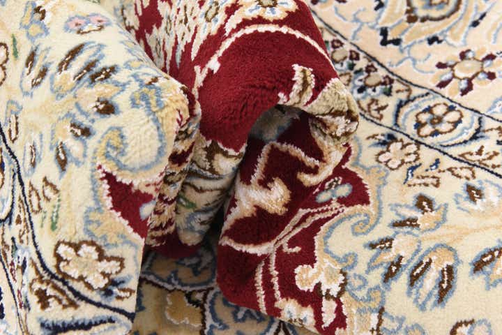 5' x 7' 11 Hand Knotted Nain Persian Rug
