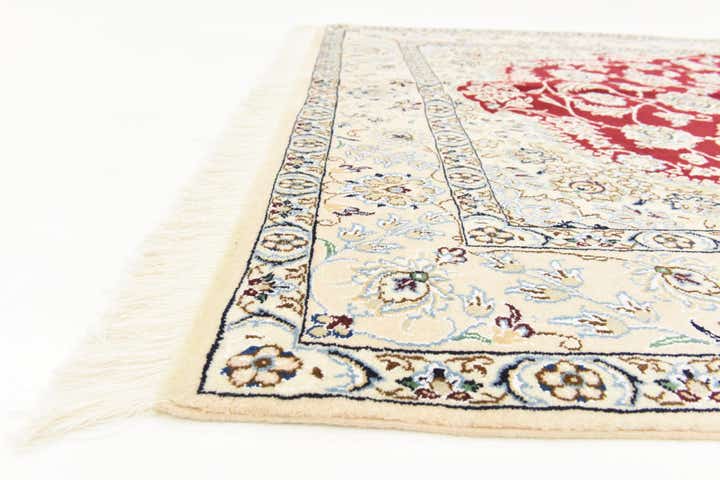 5' x 7' 11 Hand Knotted Nain Persian Rug