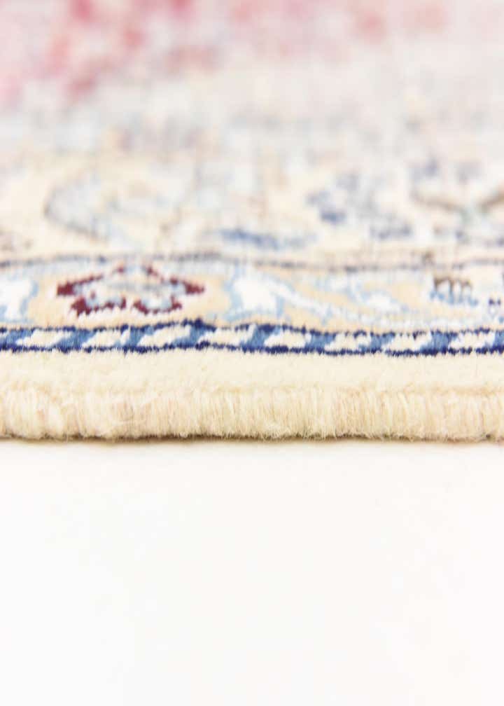 5' 1 x 8' 3 Hand Knotted Nain Persian Rug