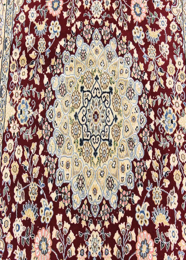 4' 10 x 6' 10 Hand Knotted Nain Persian Rug