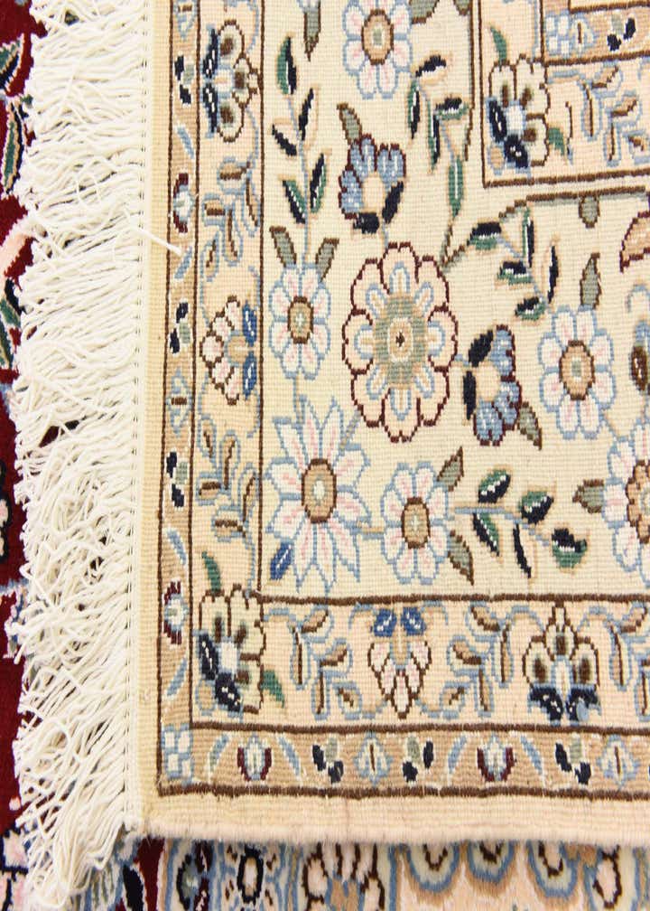 4' 11 x 8' Hand Knotted Nain Persian Rug