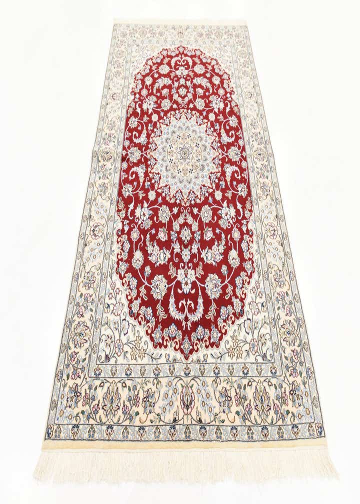 4' 10 x 8' Hand Knotted Nain Persian Rug