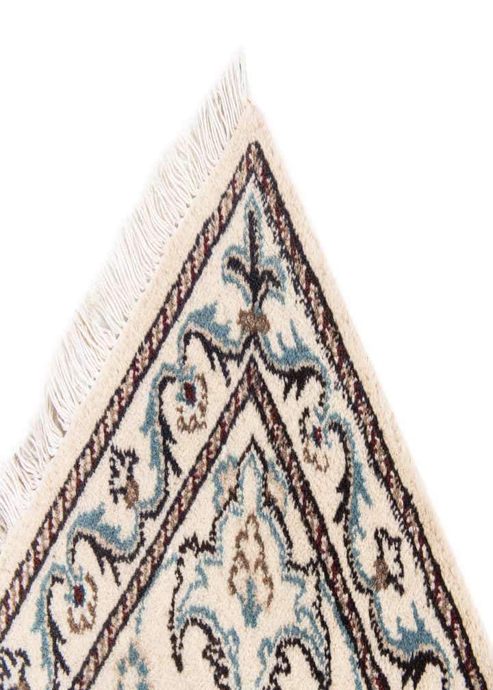 2' 10 x 4' 10 Hand Knotted Nain Persian Wool Rug