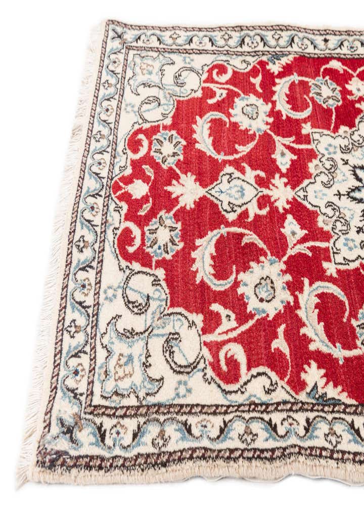 2' 10 x 4' 10 Hand Knotted Nain Persian Wool Rug