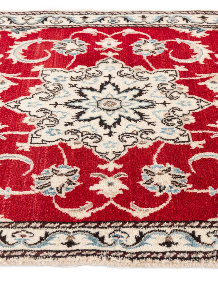 Detail image of 2' 10 x 4' 10 Hand Knotted Nain Persian Wool Rug