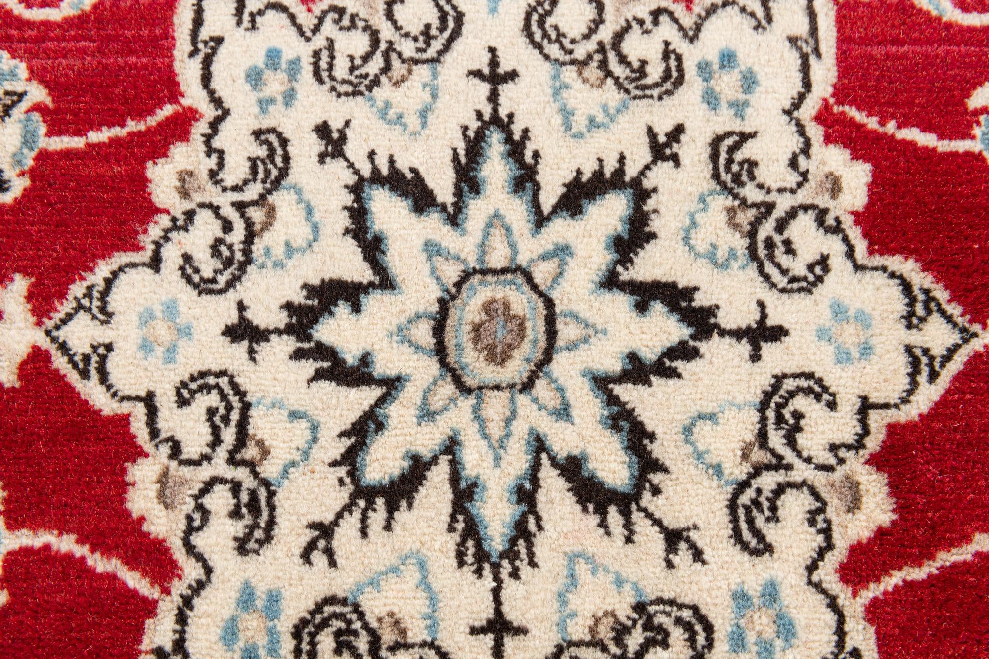 2' 10 x 4' 10 Hand Knotted Nain Persian Wool Rug
