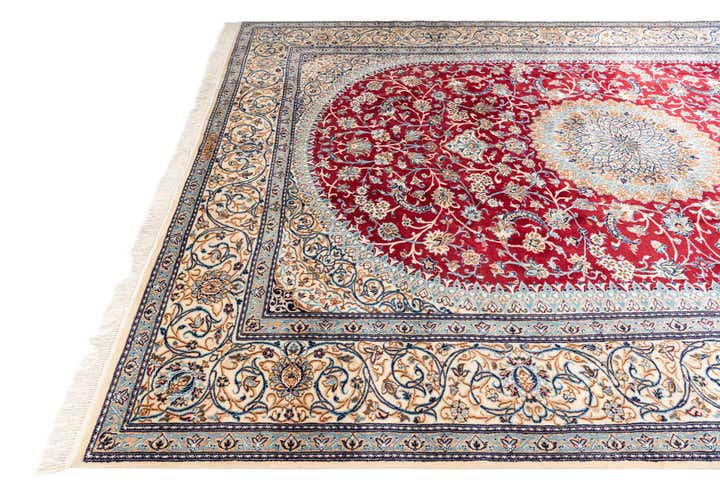 9' 7 x 13' Hand Knotted Nain Persian Rug