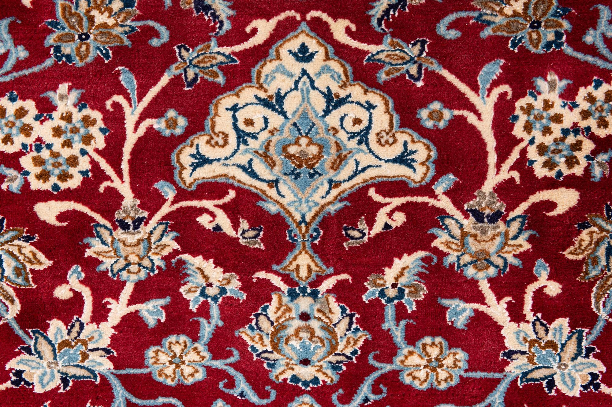 9' 7 x 13' Hand Knotted Nain Persian Rug