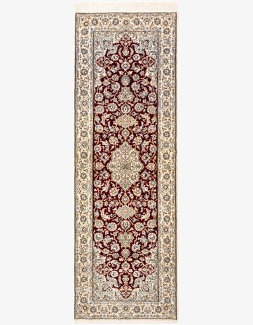 2' 9 x 8' 2 Hand Knotted Nain Rug