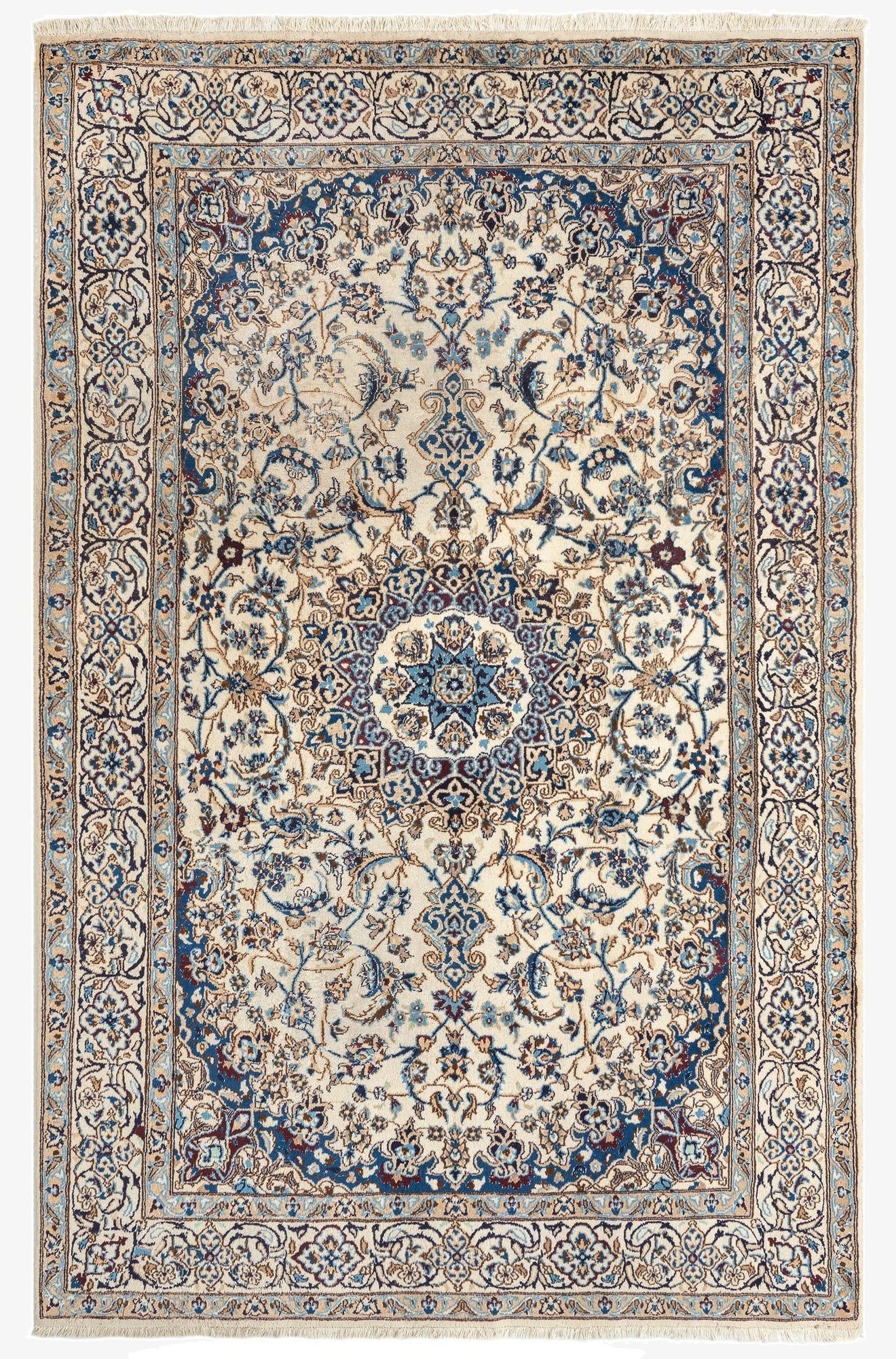 6' 7 x 10' Nain Wool Rug