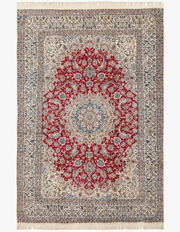 7' 1 x 10' 2 Hand Knotted Nain Rug