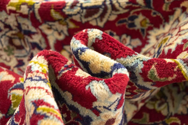 Detail image of 9' 10 x 13' 2 Hand Knotted Najafabad Persian Wool Rug