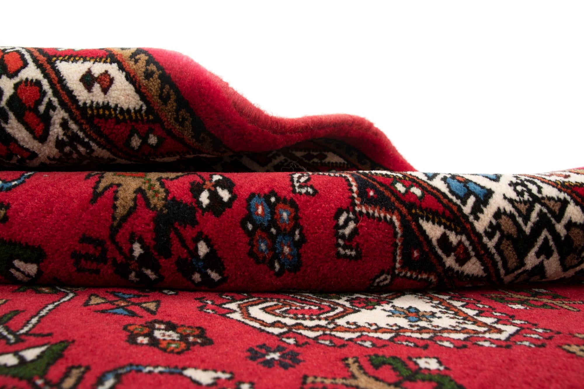 3' 5 x 5' Hand Knotted Nasrabad Persian Wool Rug