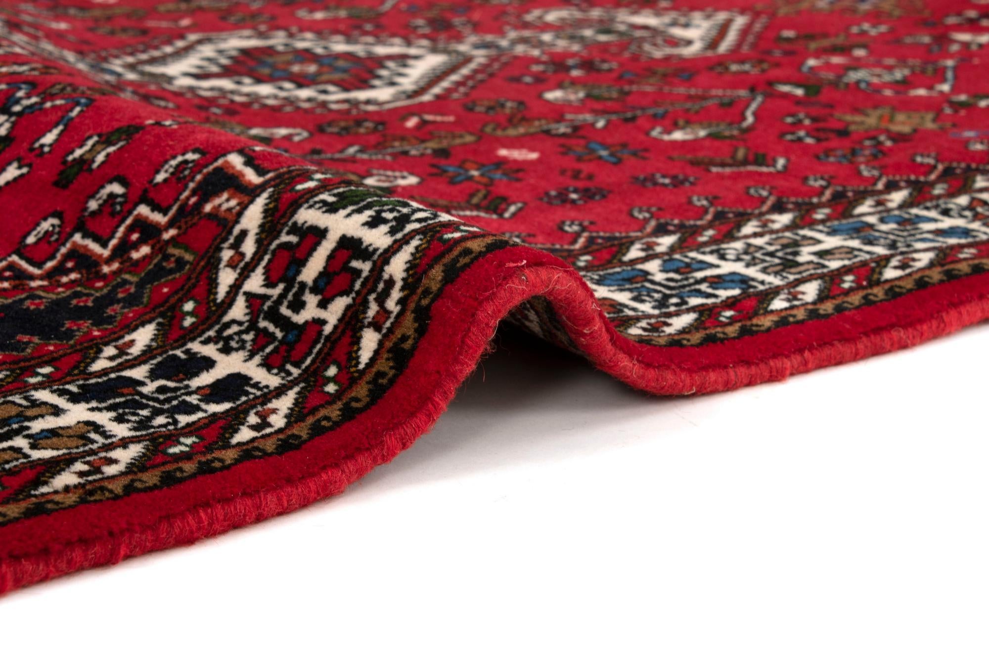 3' 5 x 5' Hand Knotted Nasrabad Persian Wool Rug