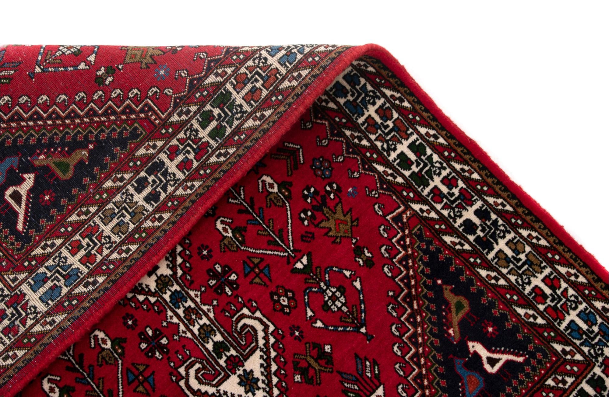 3' 5 x 5' Hand Knotted Nasrabad Persian Wool Rug