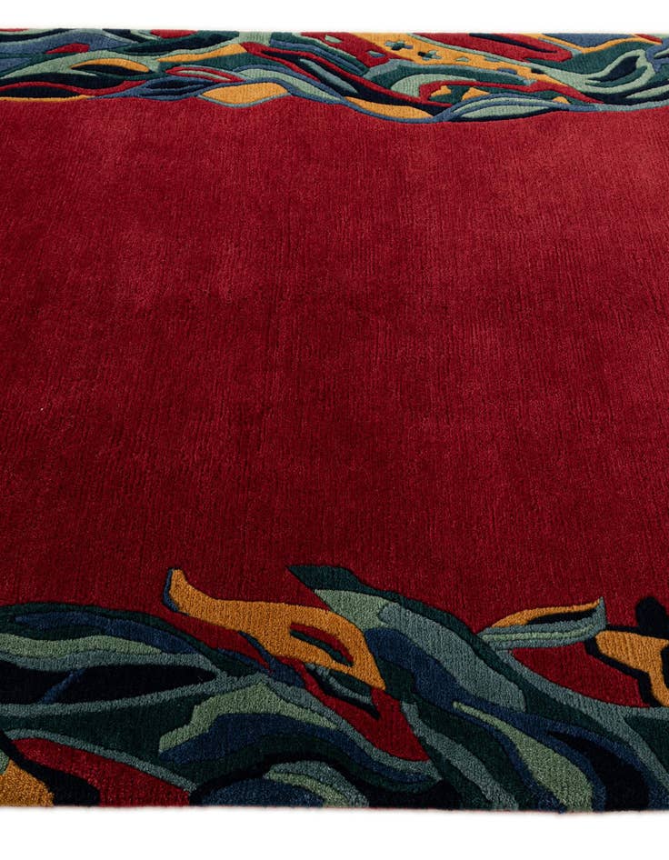Detail image of 5' 1 x 6' 6 Hand Knotted Nepal Wool Rug