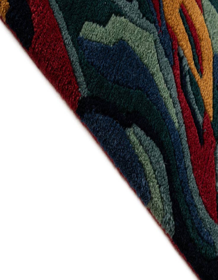 Detail image of 5' 1 x 6' 6 Hand Knotted Nepal Wool Rug