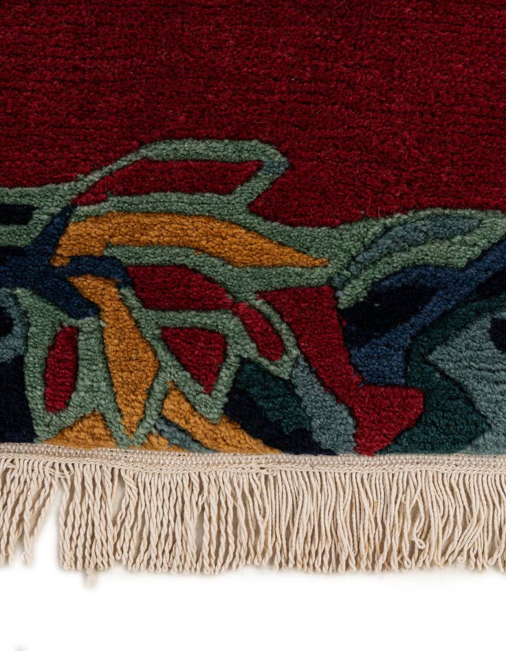 Detail image of 5' 1 x 6' 6 Hand Knotted Nepal Wool Rug